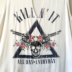 Cute Sleeveless Cutout Top